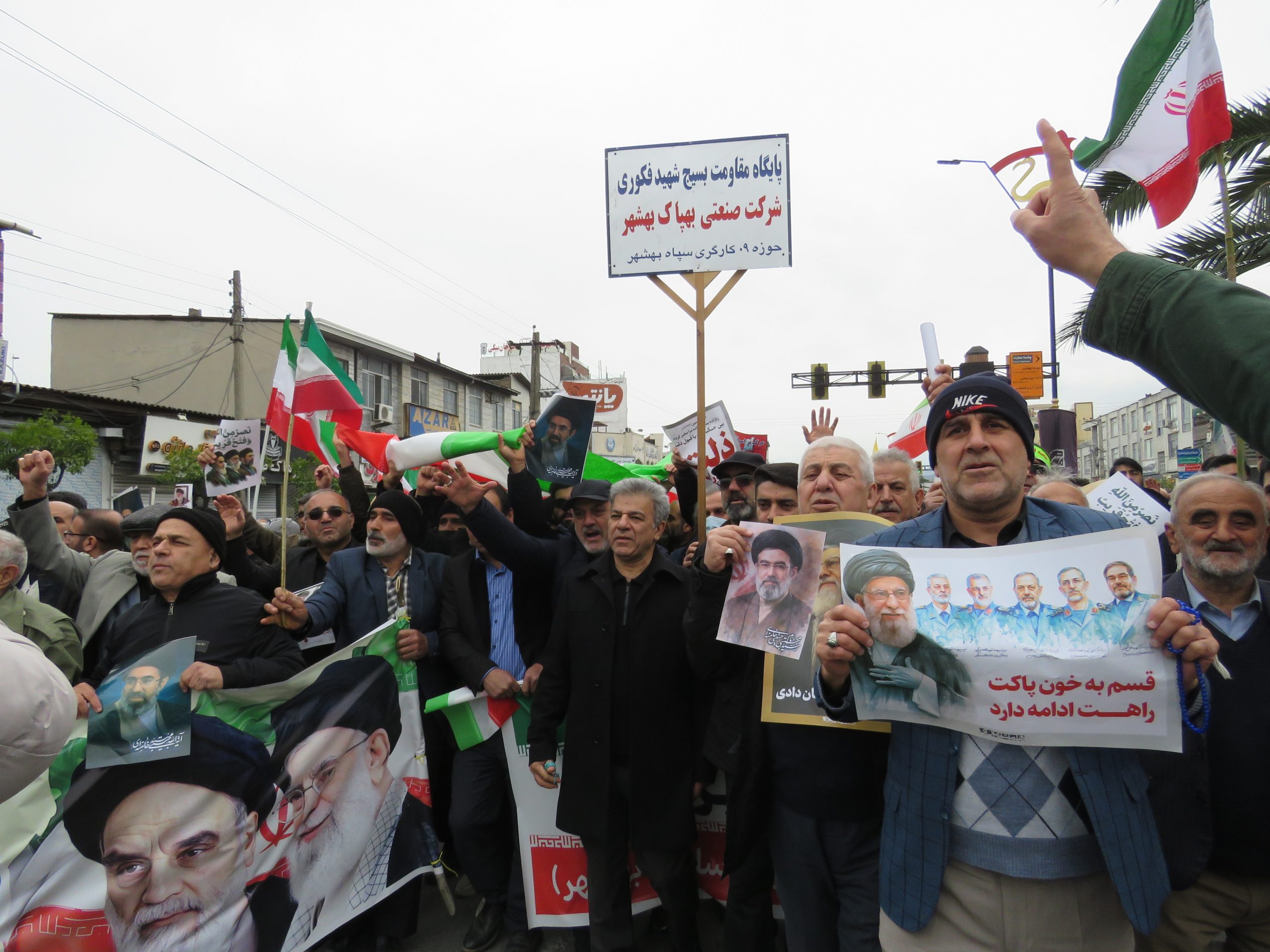 طنین فریاد آزادی در بهشهر