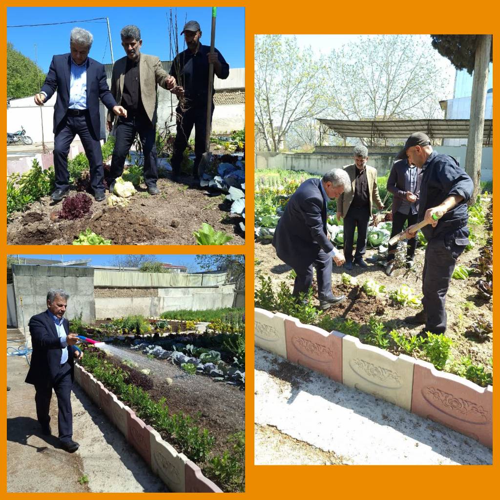 غرس نهال در روز طبیعت با یاد شهدای جنگ رمضان