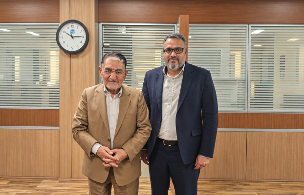 دیدار دکتر مقداد محمودی با دکتر یحیی آل اسحاق رییس اتاق بازرگانی ایران و عراق