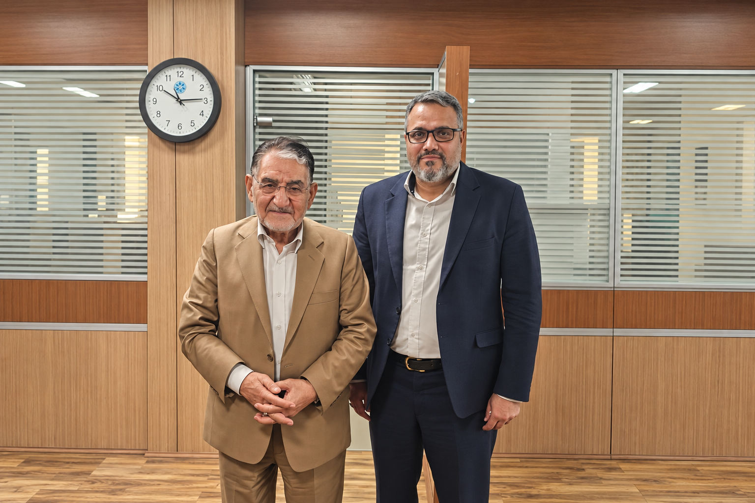 دیدار دکتر مقداد محمودی با دکتر یحیی آل اسحاق رییس اتاق بازرگانی ایران و عراق